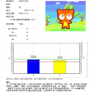 兒童智能發(fā)育篩查測驗(yàn)DST量表系統(tǒng)軟件及評(píng)估工具的使用